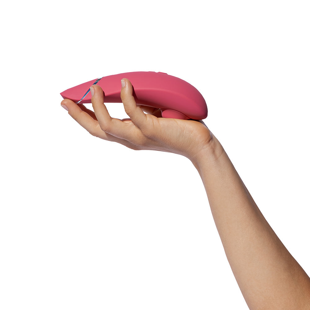 Womanizer Premium 2 Clitoral Stimulator with Pleasure Air Technology - Raspberry