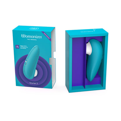Womanizer Starlet 3 Rechargeable Silicone Clitoral Stimulator with Pleasure Air Technology – Turquoise