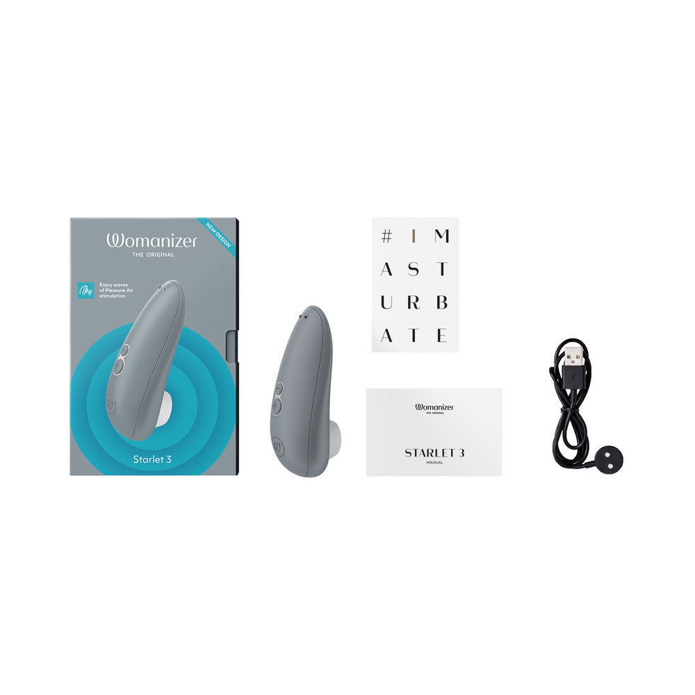 Womanizer Starlet 3 Clitoral Stimulator with Pleasure Air Technology – Gray