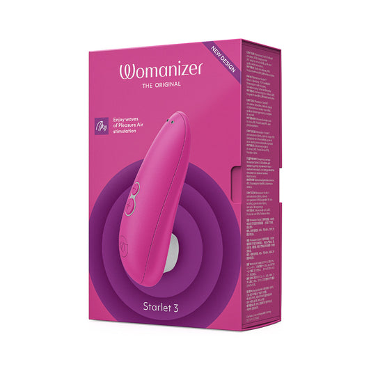 Womanizer Starlet 3 Rechargeable Clitoral Stimulator with Pleasure Air Technology - Pink
