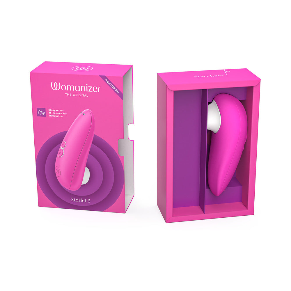 Womanizer Starlet 3 Rechargeable Clitoral Stimulator with Pleasure Air Technology - Pink