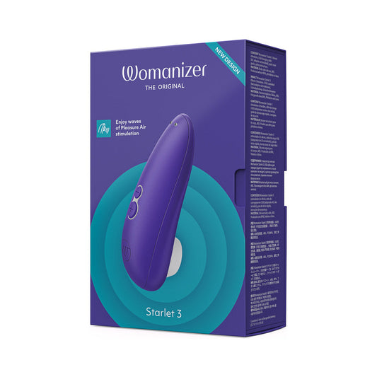 Womanizer Starlet 3 Rechargeable Silicone Compact Clitoral Stimulator - Indigo