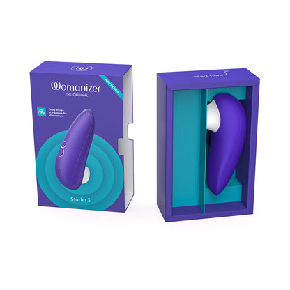 Womanizer Starlet 3 Rechargeable Silicone Compact Clitoral Stimulator - Indigo