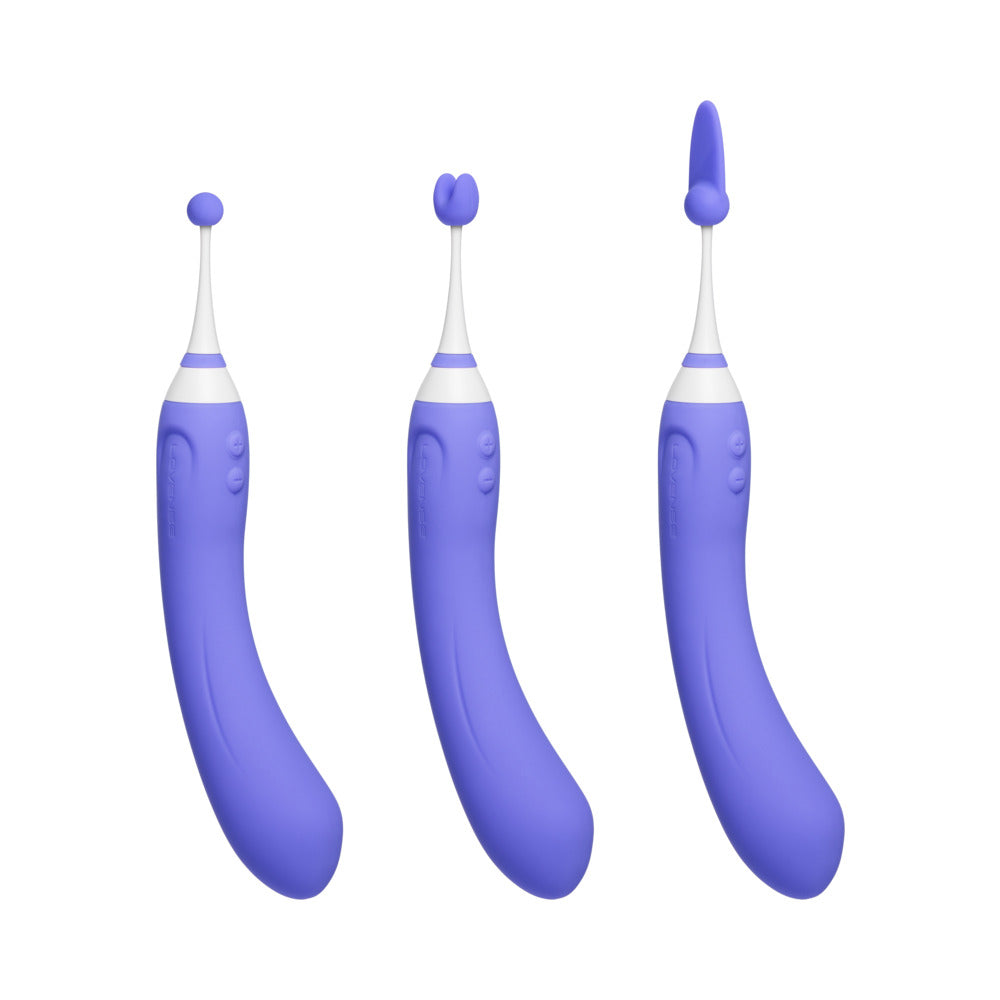 Lovense Hyphy Bluetooth Remote-Controlled Dual-End Vibrator – Purple