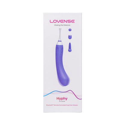 Lovense Hyphy Bluetooth Remote-Controlled Dual-End Vibrator – Purple