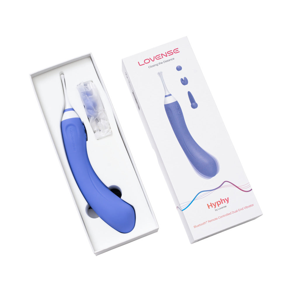 Lovense Hyphy Bluetooth Remote-Controlled Dual-End Vibrator – Purple