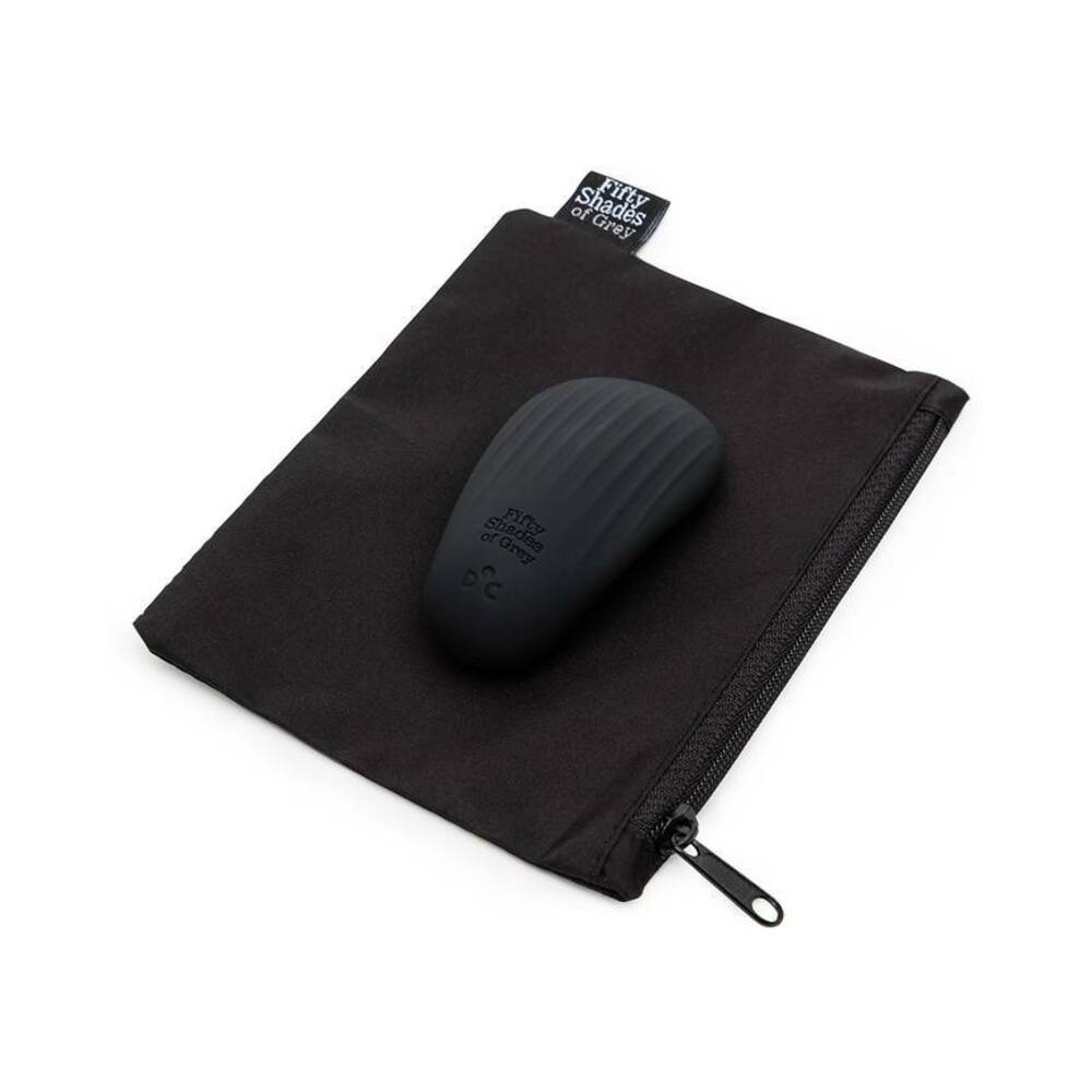 Fifty Shades of Grey Sensation Clitoral Vibrator – Rechargeable Silicone – Black