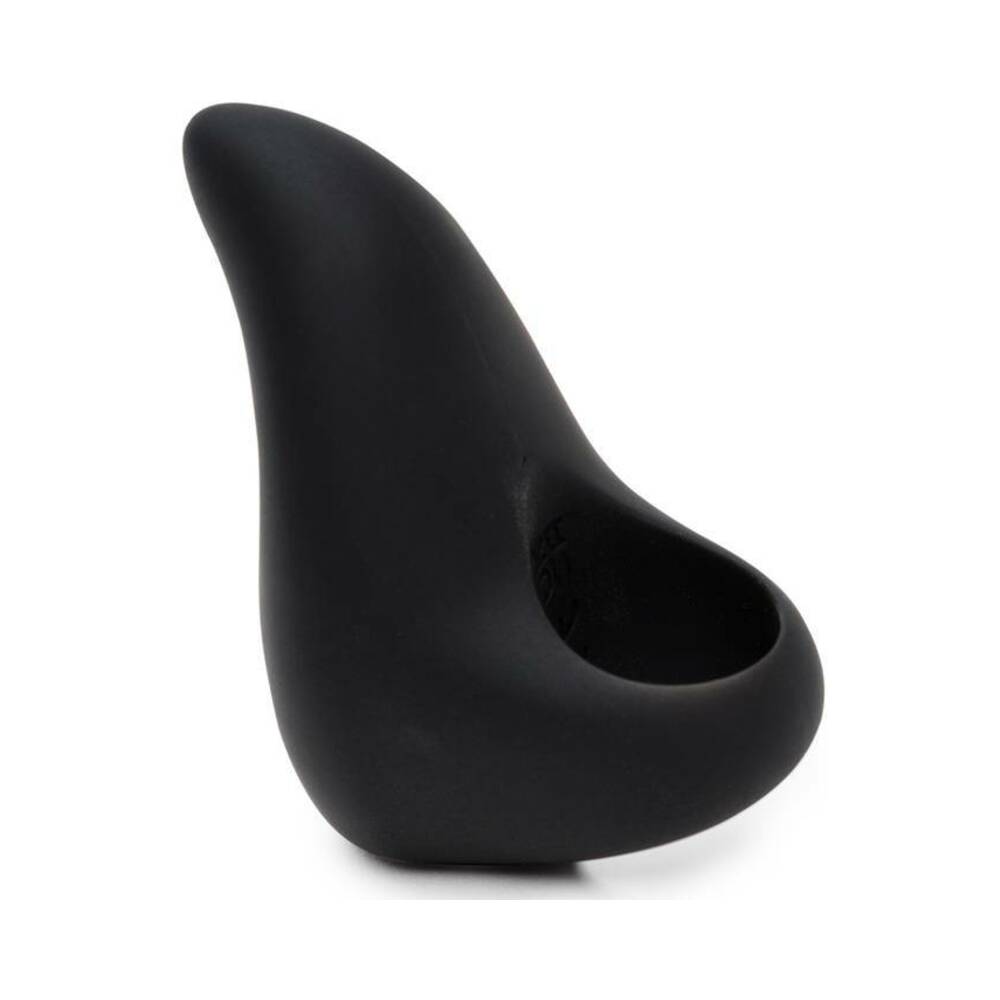 Fifty Shades of Grey Sensation Rechargeable Silicone Finger Vibrator - Black