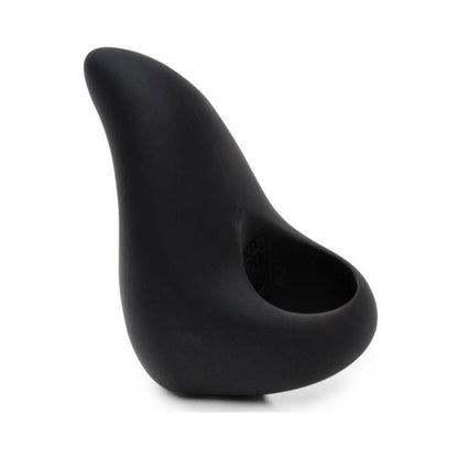 Fifty Shades of Grey Sensation Rechargeable Silicone Finger Vibrator - Black