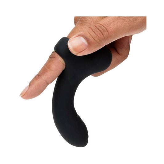 Fifty Shades of Grey Sensation Rechargeable Silicone G-Spot Finger Vibrator - Black
