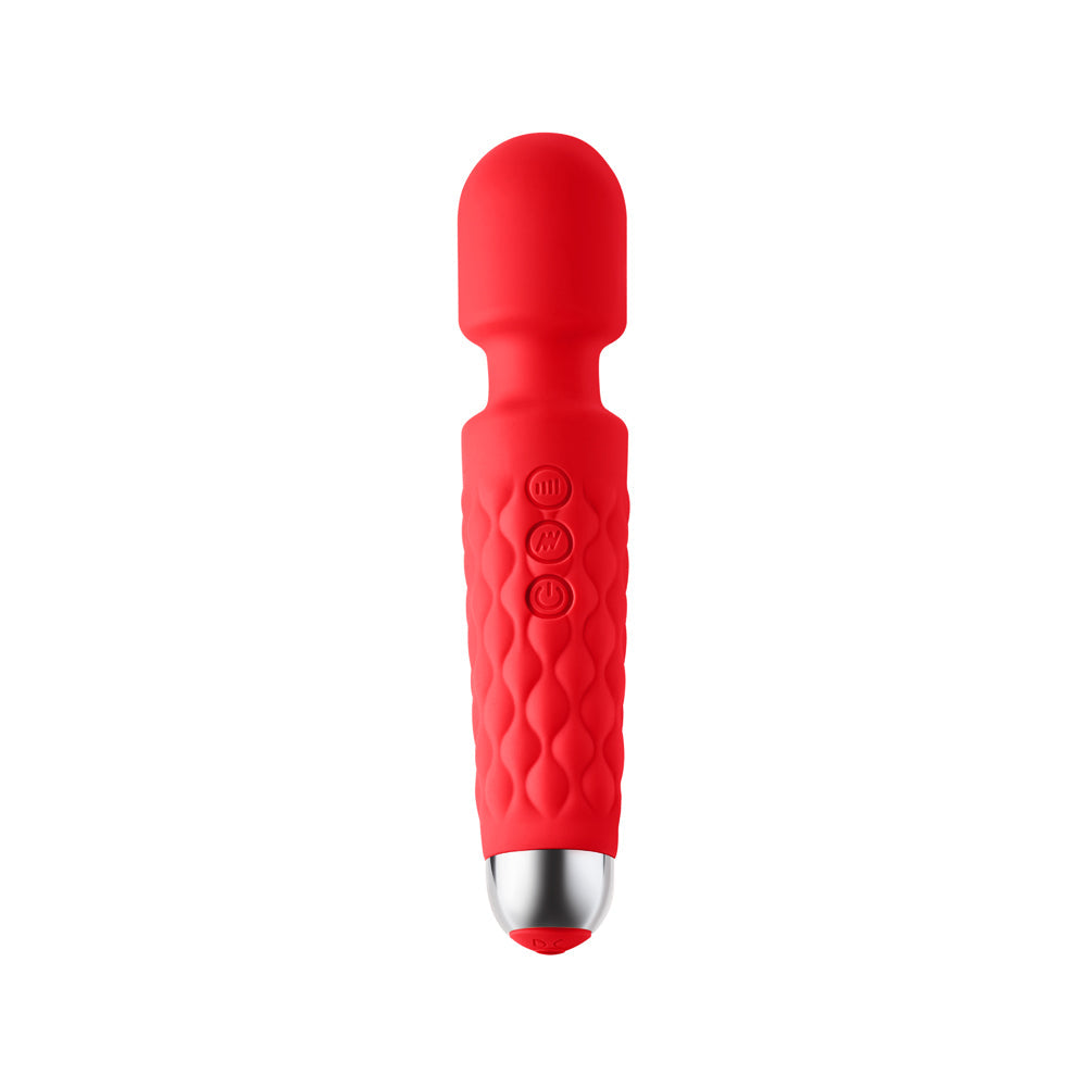 Luv Inc Lw96 Large Wand Rechargeable Vibrator – Red