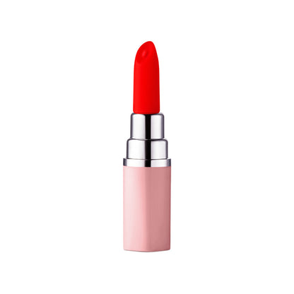Luv Inc Lv57 Lipstick Vibrator – Rechargeable Silicone Bullet – Light Pink