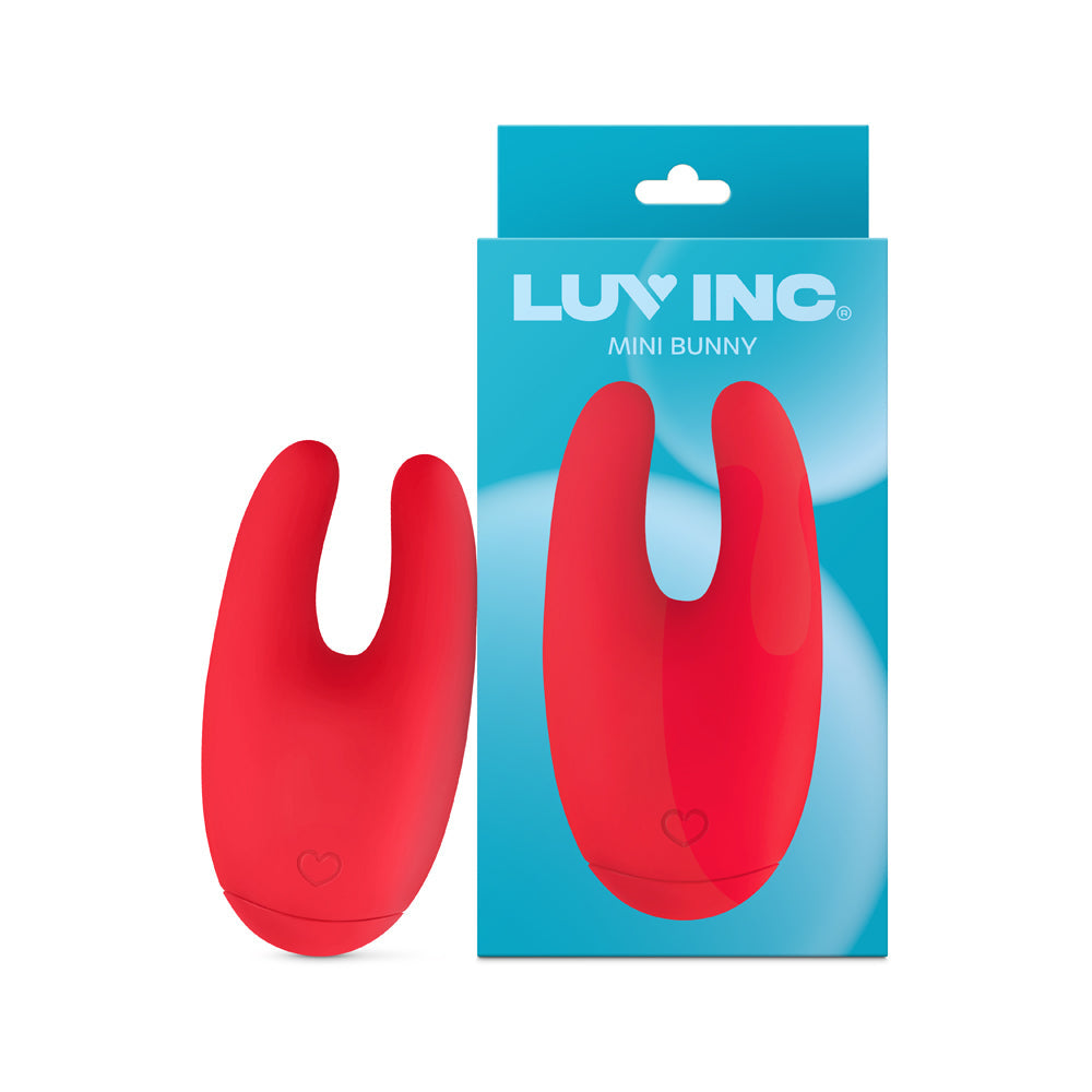 Luv Inc Bu89 Mini Bunny Rechargeable Silicone Vibrator – Red