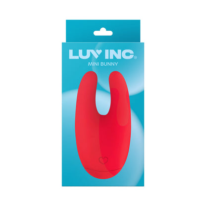 Luv Inc Bu89 Mini Bunny Rechargeable Silicone Vibrator – Red