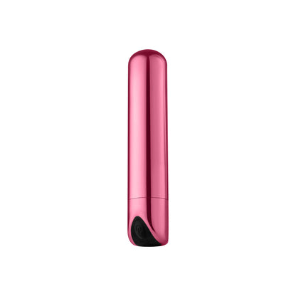 Luv Inc SB33 Shiny Bullet Vibrator – Light Pink – 10 Vibration Modes