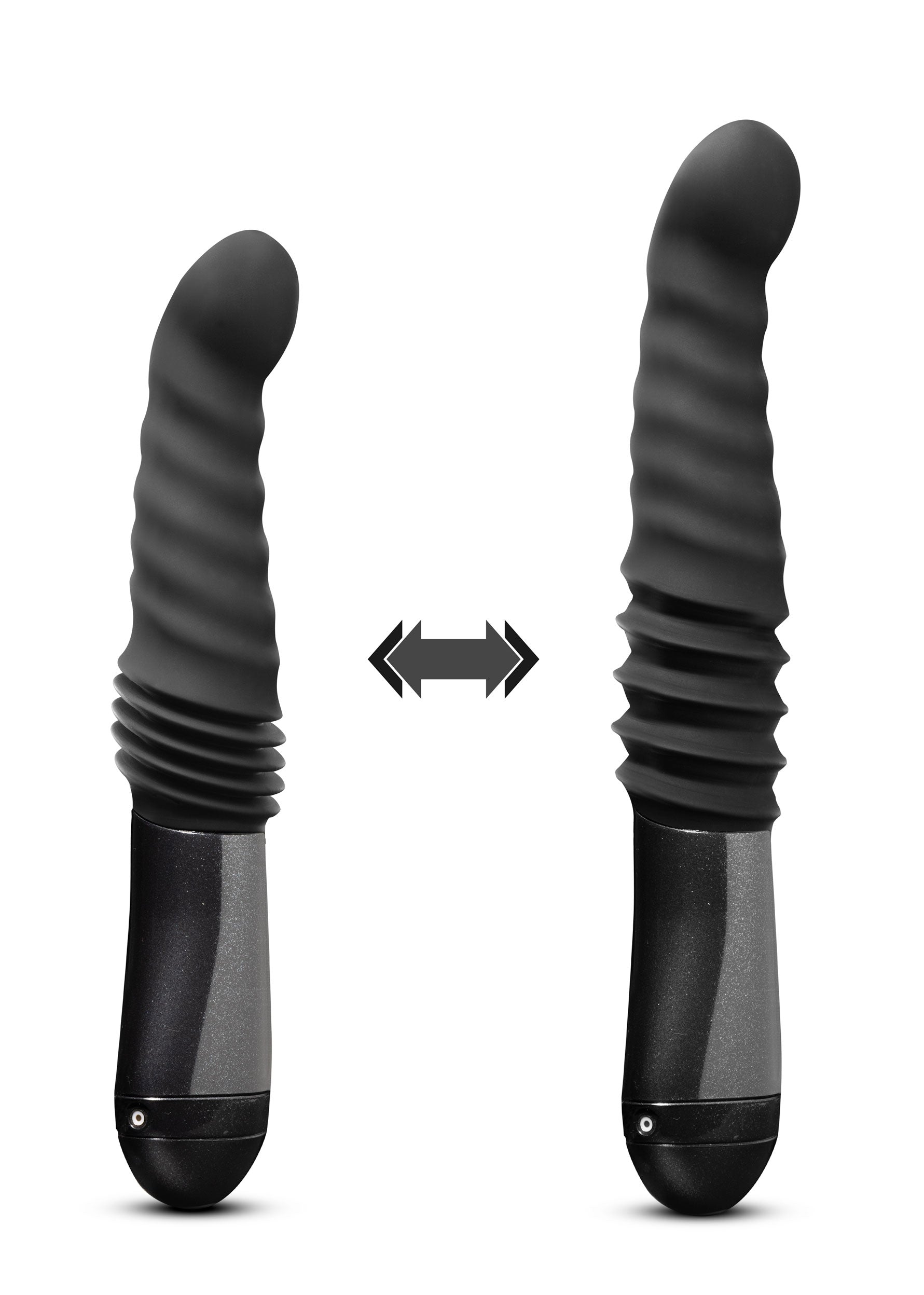 Temptasia Lazarus Thrusting Dildo with G-Spot Stimulation - Black