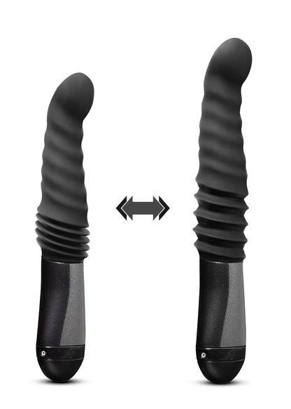 Temptasia Lazarus Thrusting Dildo with G-Spot Stimulation - Black