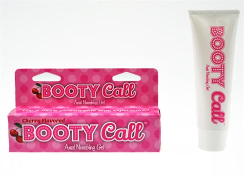 Little Genie Booty Call Anal Numbing Gel – Cherry Flavor – 1.5 Fl. Oz.