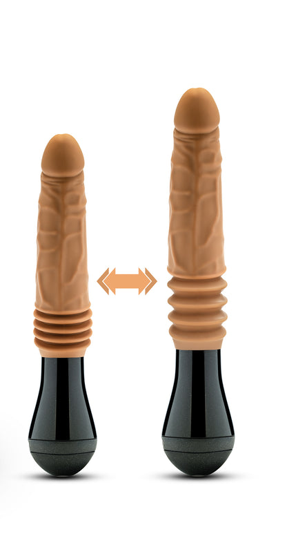 Dr. Skin Dr. Arthur Thrusting Gyrating Vibrating Dildo - Tan