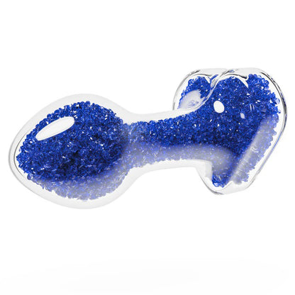 Oh My Gem Prestige Anal Plug - Blue - Premium Borosilicate Glass