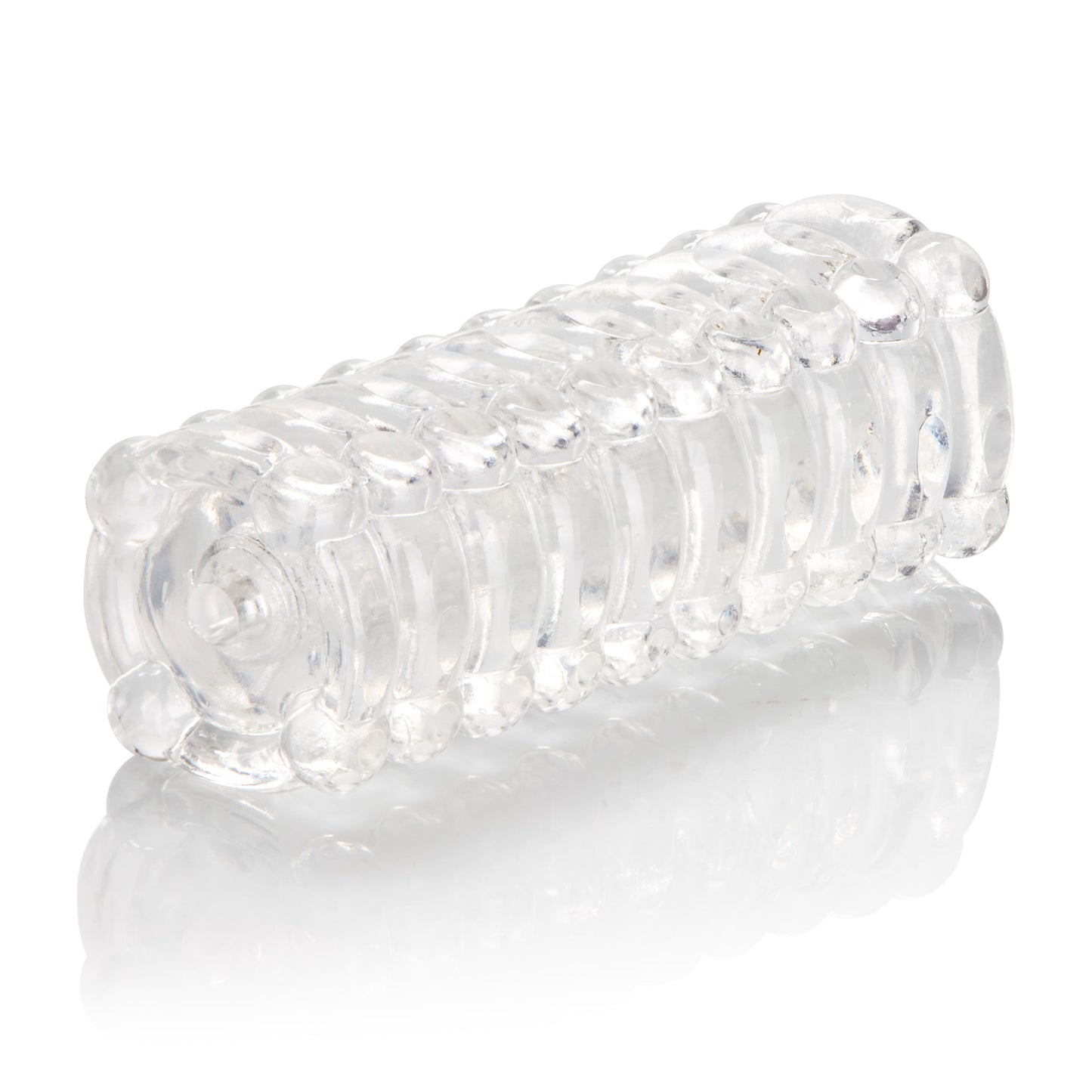 CalExotics Ribbed Stroker Masturbator – Gold – Phthalate Free