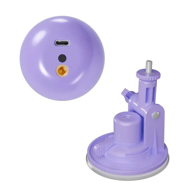 Temptasia Violet Vixen Thrusting and Vibrating Device - Purple