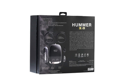 VeDO Hummer 2.0 Hands-Free BJ Machine with 180 RPM and Detachable Vibrating Sleeve