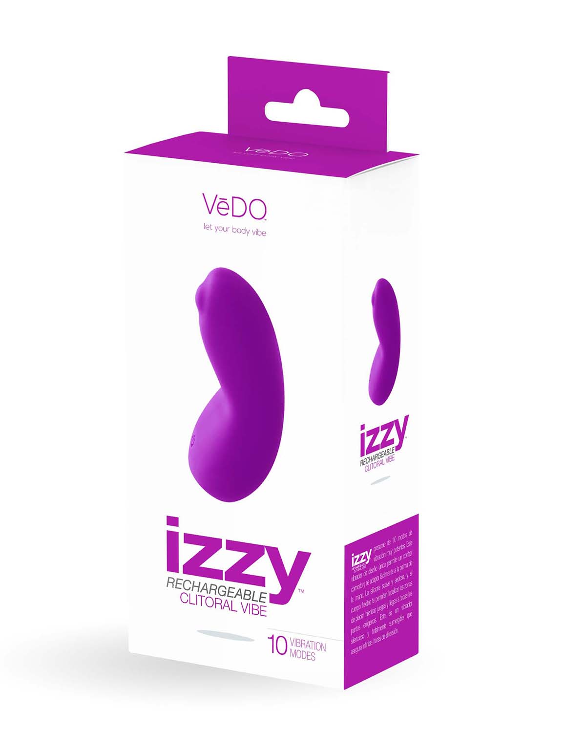 VeDO Izzy Rechargeable Clitoral Vibe – Purple