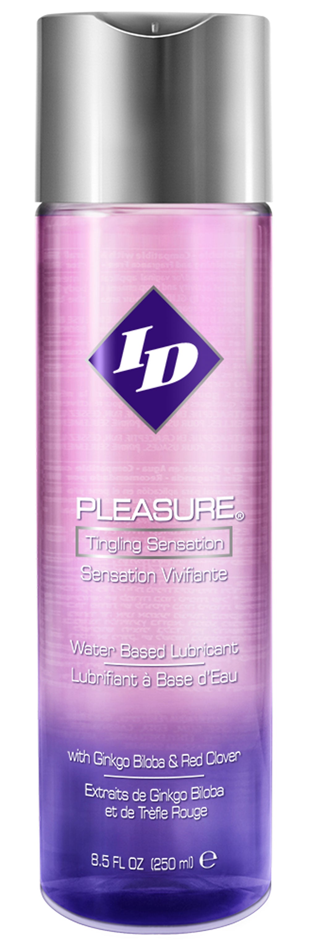 ID Pleasure Water-Based Lubricant with Stimulation – 8.5 Fl Oz
