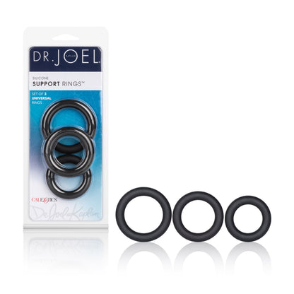 Dr. Joel Kaplan Silicone Support Rings - Black - Set of 3 Sizes