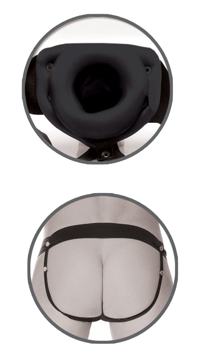 Pipedream Fetish Fantasy Series Limited Edition Hollow Strap-On – Black