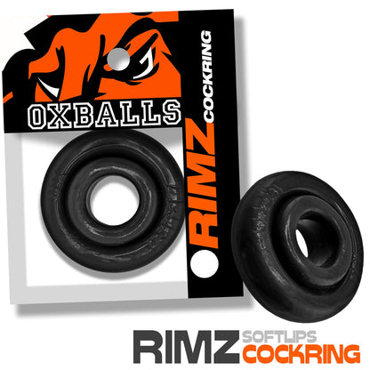 Oxballs Rimz Big Single Ring - Black - Comfort-Fit Cockring