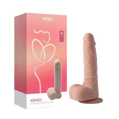 Kenzo App Controlled 9.5" Big Realistic Thrusting Dildo - Beige