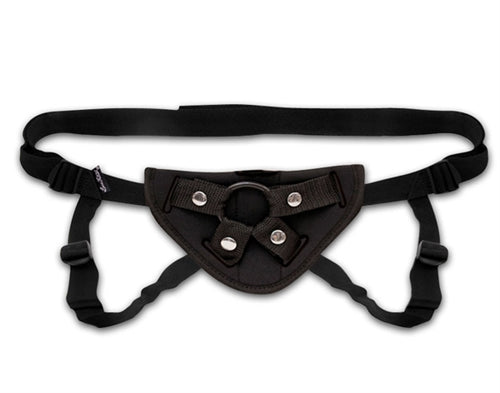 Electric Novelties Neoprene Strap-On Harness with Adjustable Straps - Black