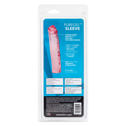 CalExotics Puregel Sleeve – Textured Sensual Sleeve – Pink