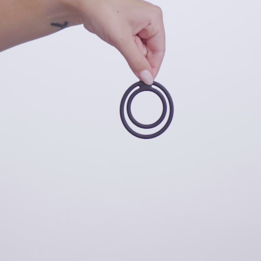 Nexus Enduro Double Cock and Ball Ring – Black