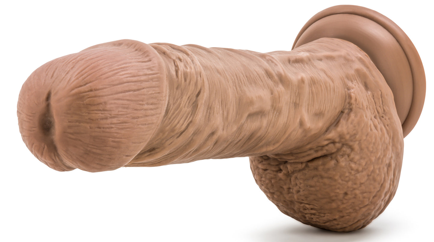 Au Naturel Big Billy 9 Inch Dildo with Suction Cup – Mocha