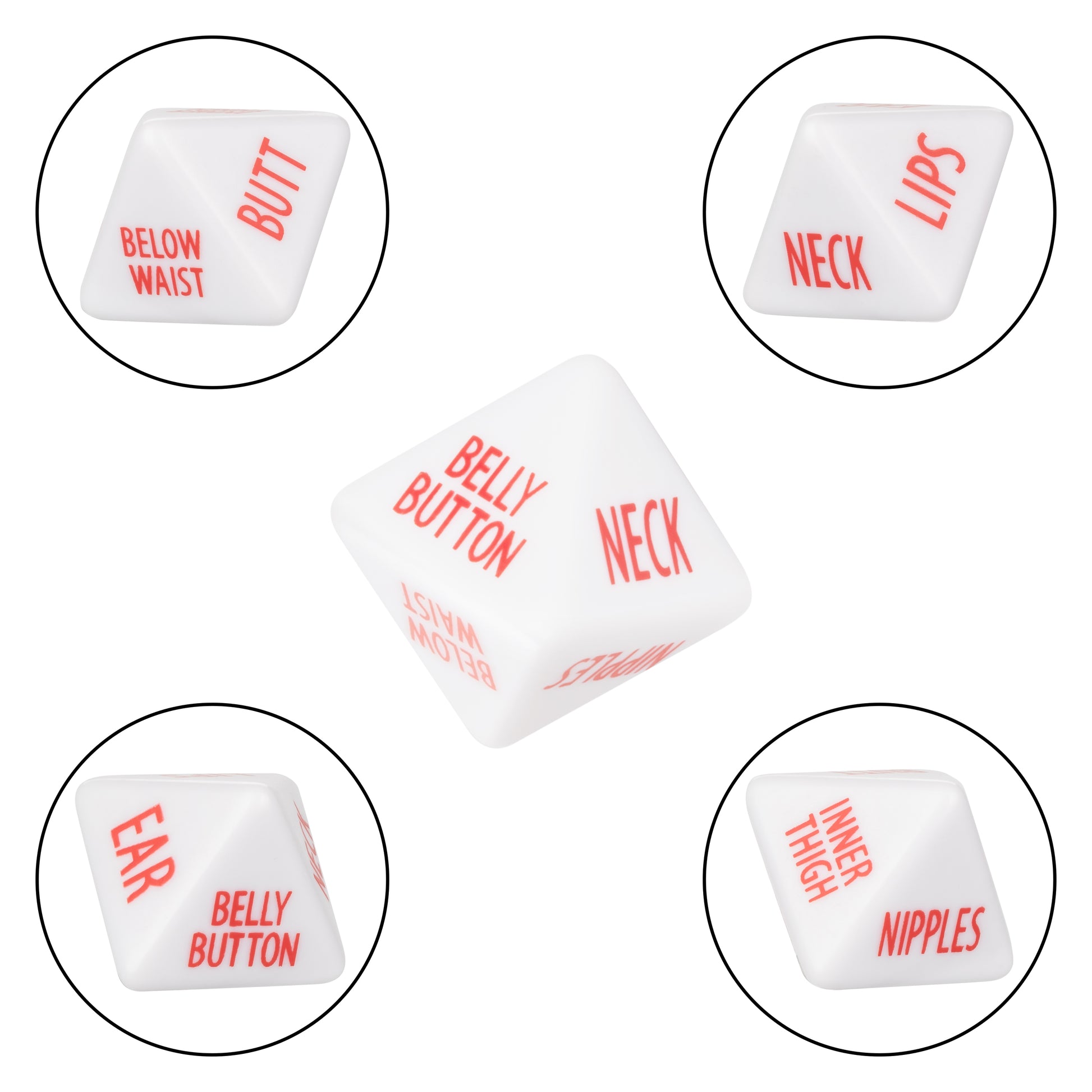 CalExotics Tempt & Tease Dice Game – Multi Color, Waterproof
