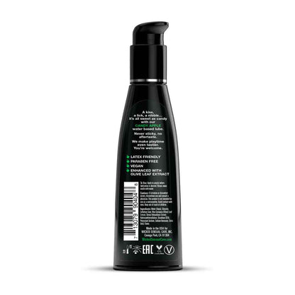 Wicked Aqua Candy Apple Flavored Water Based Intimate Lubricant - 4 Fl. Oz.