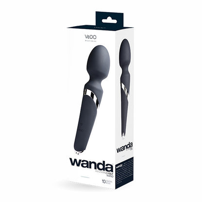 VeDO Wanda Rechargeable Wand - Multi-Function Vibrator - Black