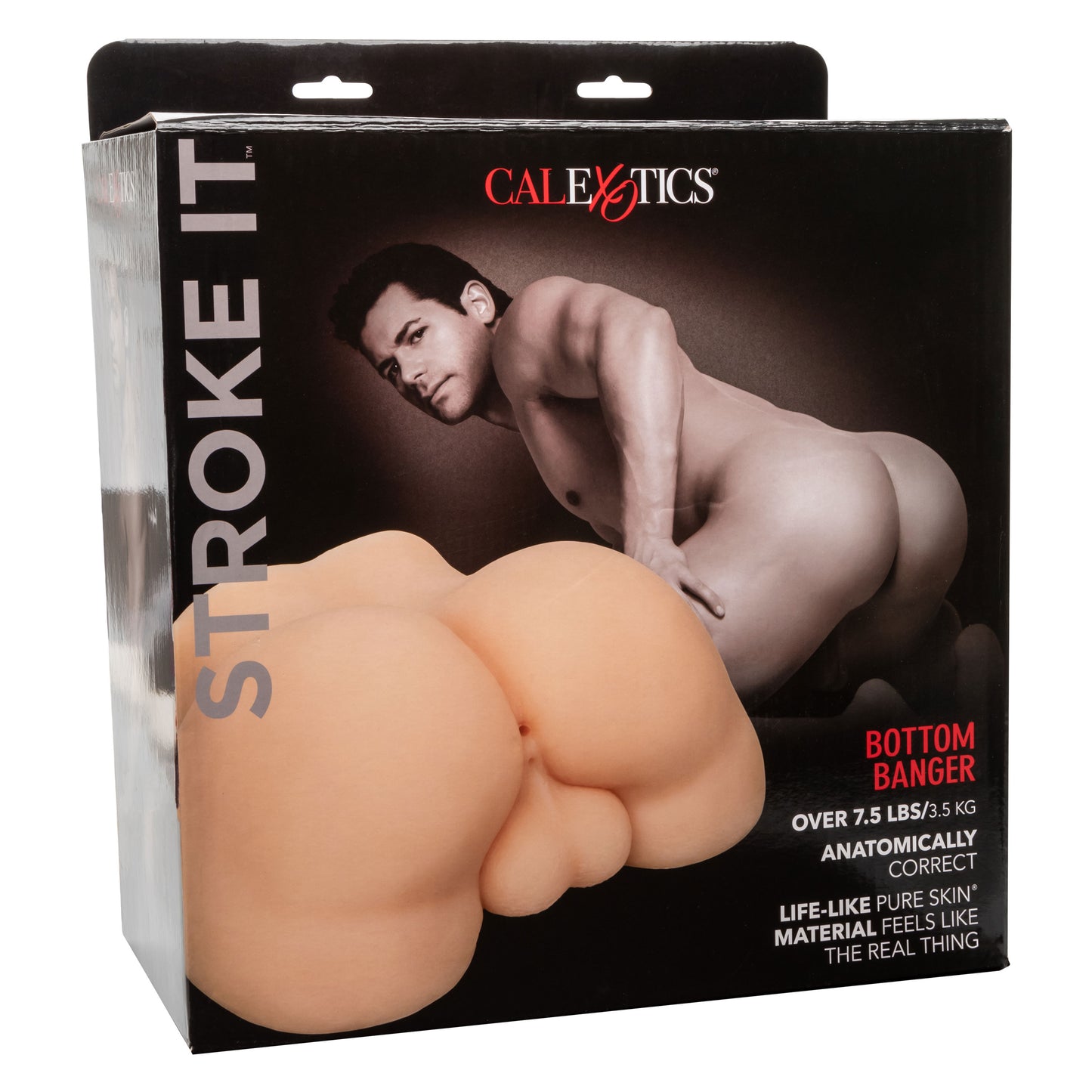CalExotics Stroke It Bottom Banger – Ivory – Realistic Stroker
