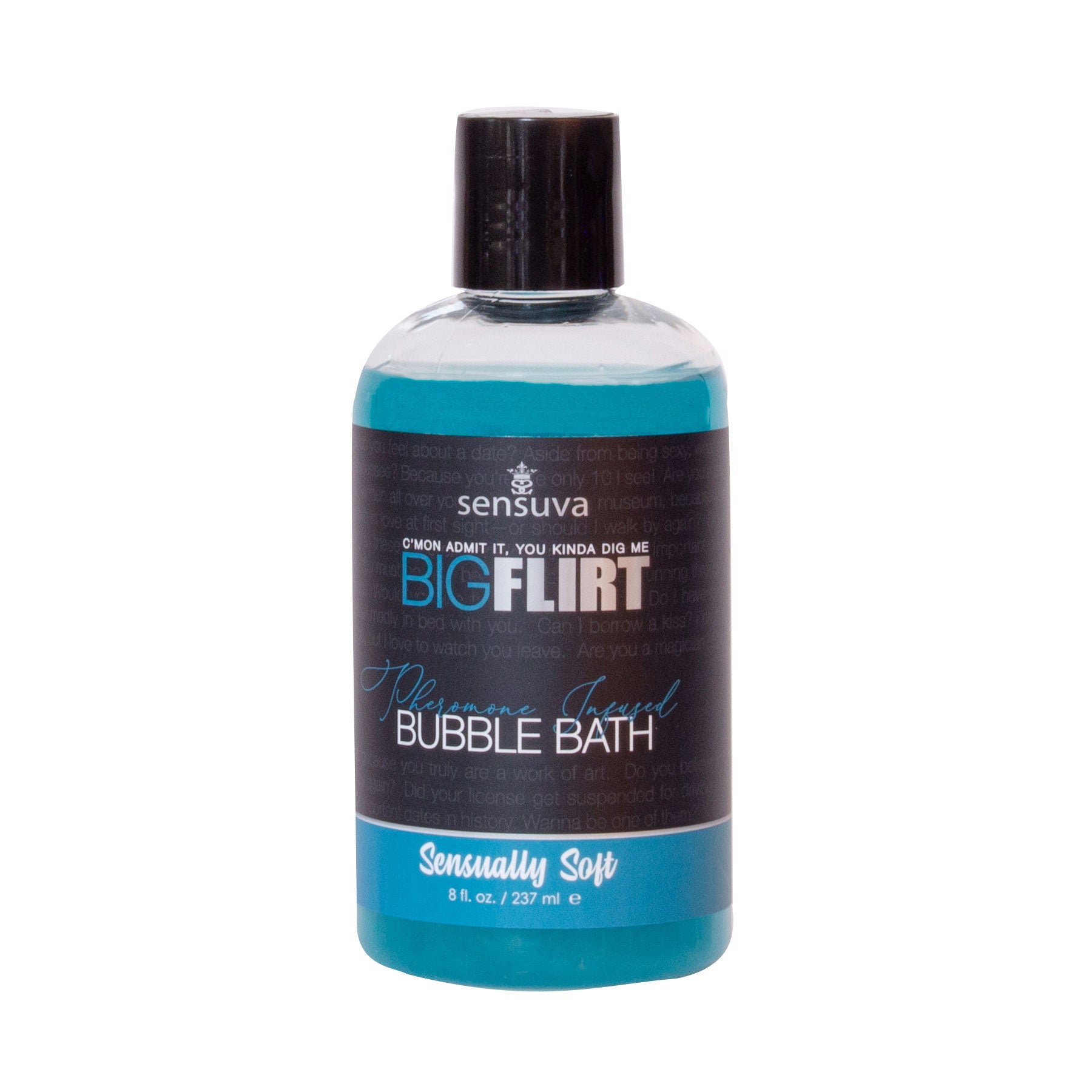 Sensuva Big Flirt Pheromone Infused Bubble Bath - Cucumber Melon - 8 Fl. Oz.