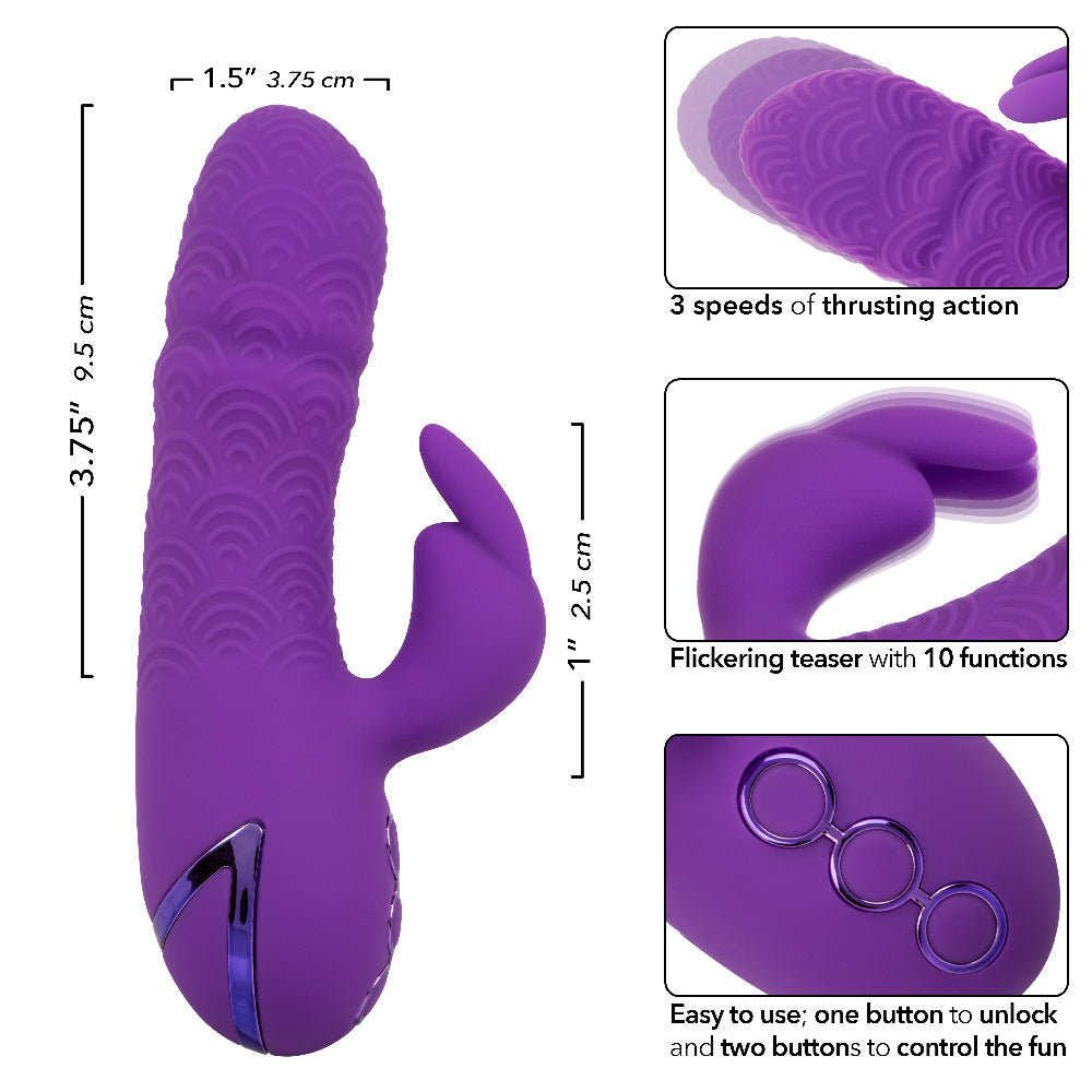 CalExotics California Dreaming Manhattan Beach Marvel Dual Stimulator - Purple