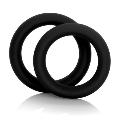 CalExotics Colt Silicone Super Rings - Extra Stretchy Silicone Rings - Black