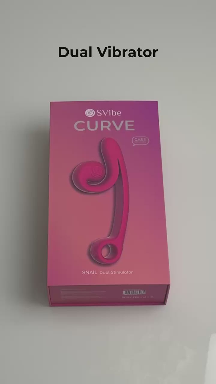 SVibe Curve Purple Vibrator – Dual Stimulation with Ergonomic Design