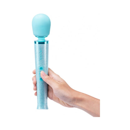 Le Wand All That Glimmers Petite Rechargeable Vibrating Massager Set – Light Blue