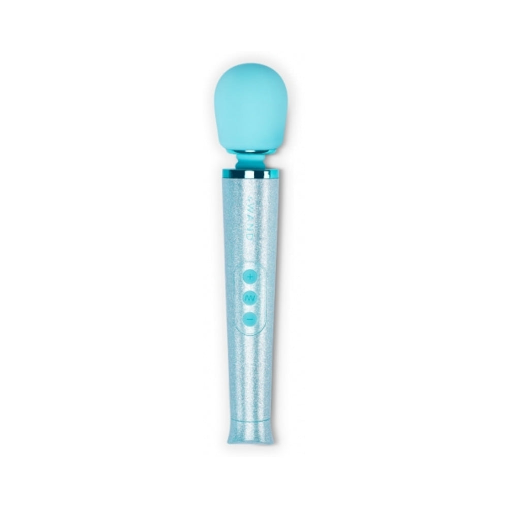Le Wand All That Glimmers Petite Rechargeable Vibrating Massager Set – Light Blue