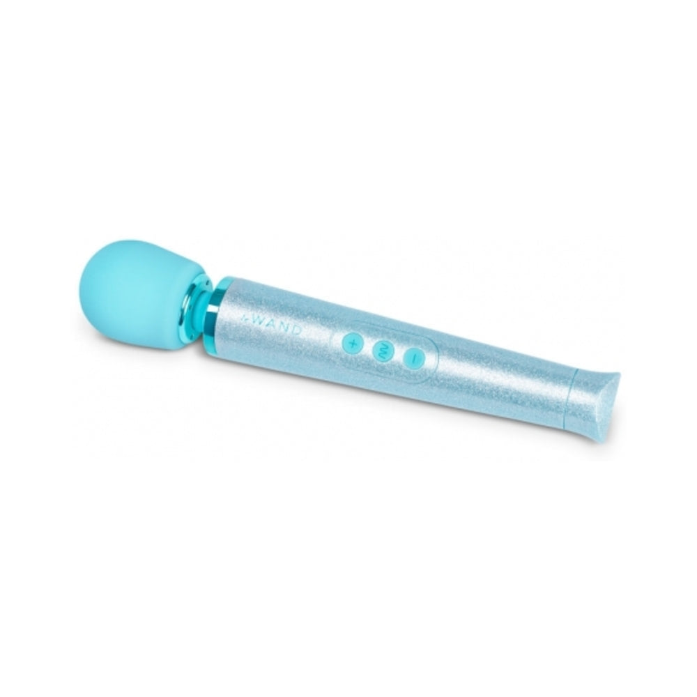 Le Wand All That Glimmers Petite Rechargeable Vibrating Massager Set – Light Blue