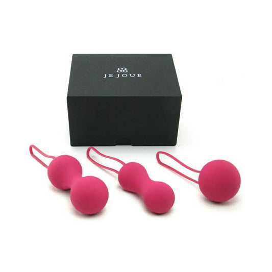 Je Joue Ami Silicone Kegel Set of 3 – Fuchsia – Pelvic Floor Exercisers