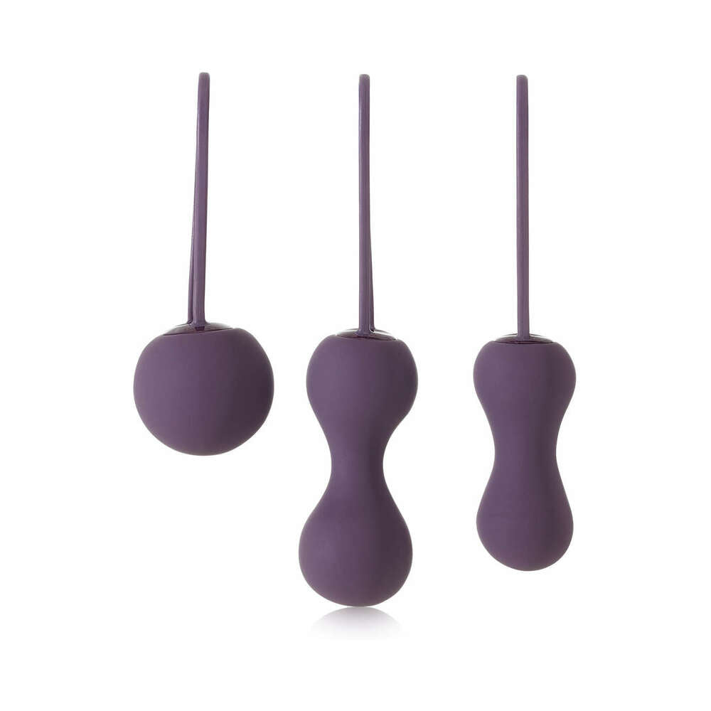Je Joue Ami 3-Piece Silicone Kegel Set - Purple - Pelvic Fitness Trainer